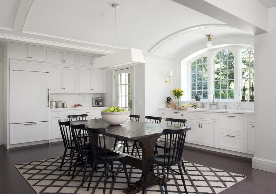 Custom kitchen in a Mosher Dolan custom home