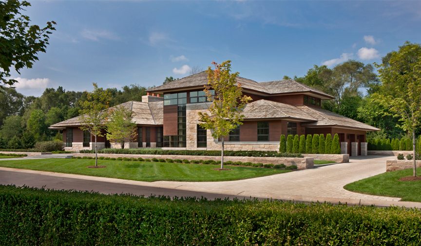 Exterior at the Prairie Modern Estate