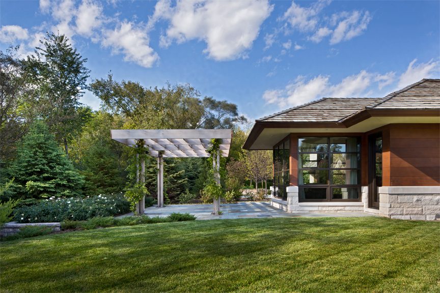 Exterior at the Prairie Modern Estate