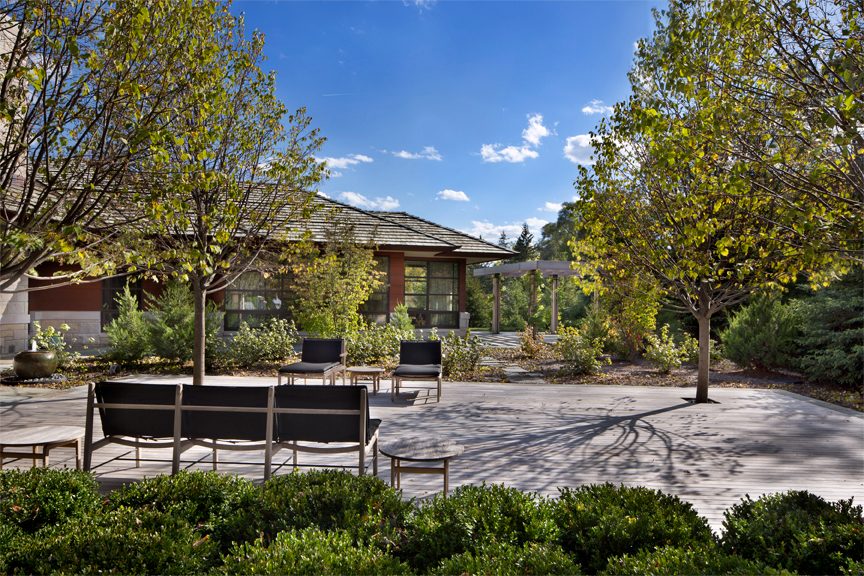 Exterior at the Prairie Modern Estate