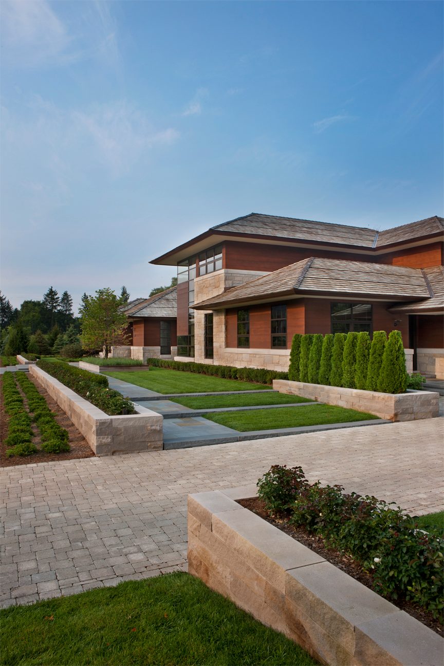 Exterior at the Prairie Modern Estate
