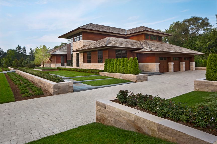Exterior at the Prairie Modern Estate