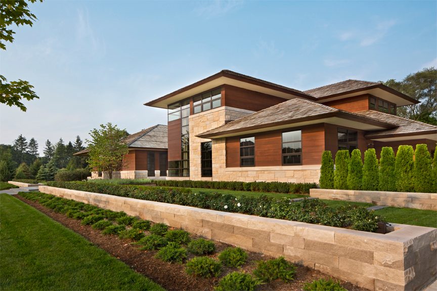 Exterior at the Prairie Modern Estate