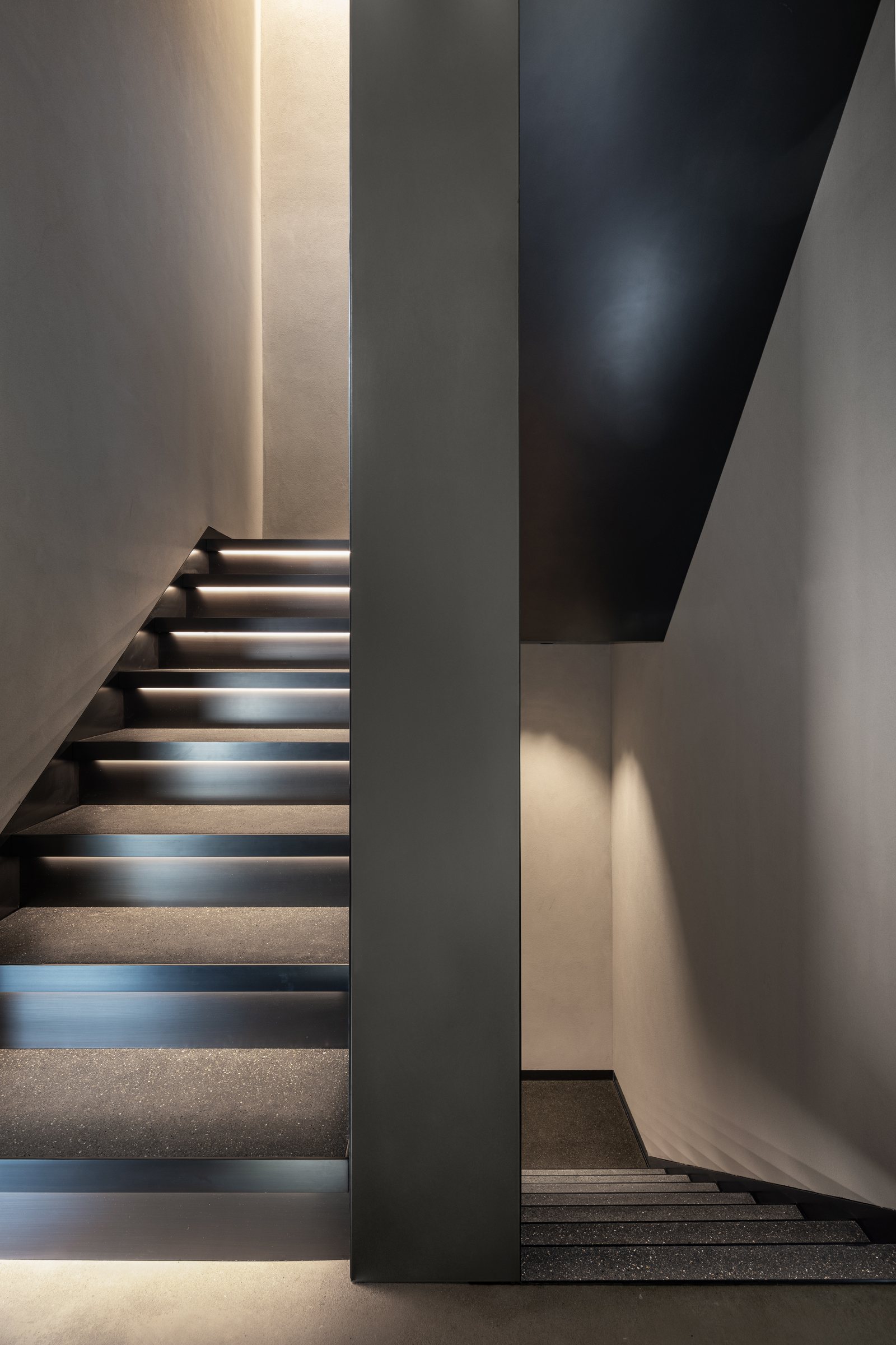 Floating stair, built by Mosher Dolan