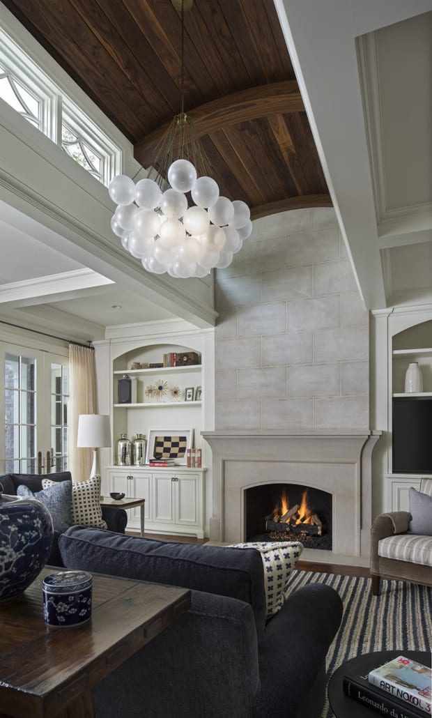 Interior at the Shingle Estate with pool